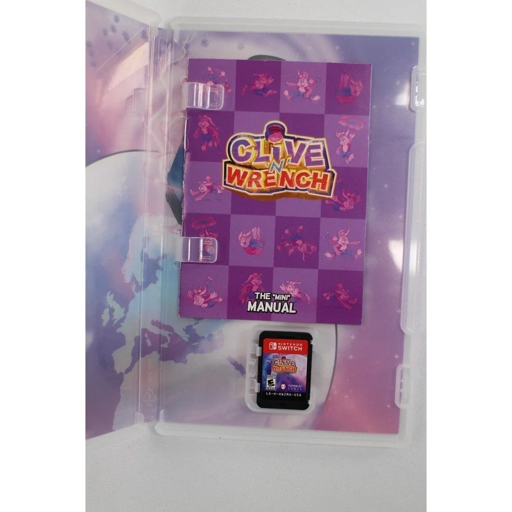 Clive 'N' Wrench Standard Edition Nintendo Switch Tested Very Good